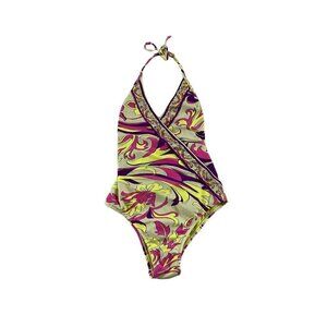 Adriana Degreas Multi Color One Piece SwimSuit - Medium